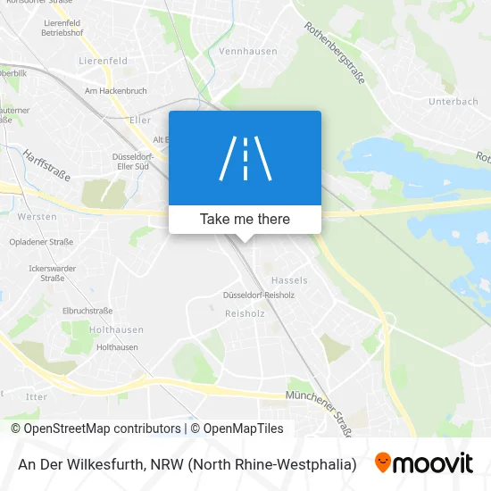 An Der Wilkesfurth map