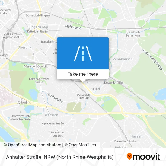 Карта Anhalter Straße