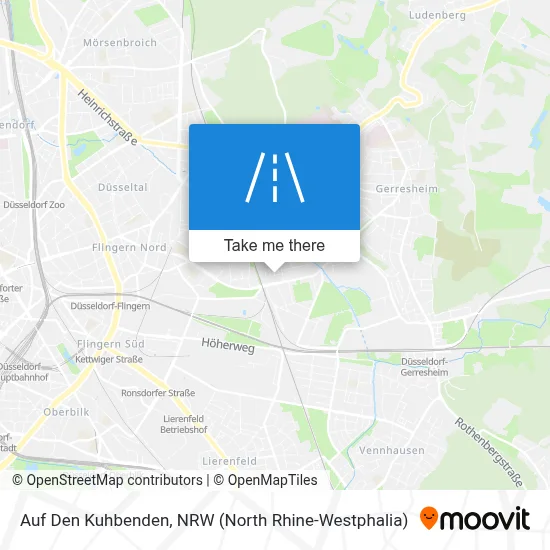 Auf Den Kuhbenden map