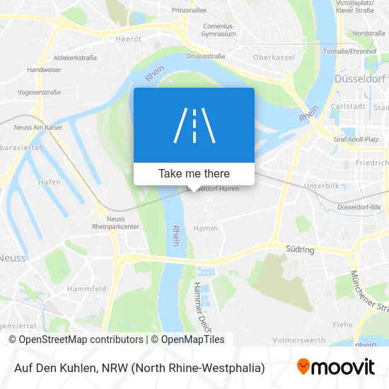 Карта Auf Den Kuhlen