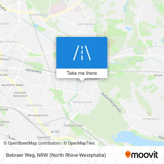 Карта Bebraer Weg