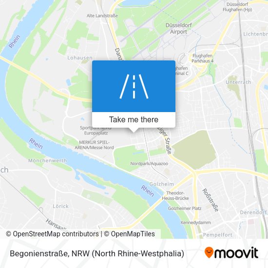 Begonienstraße map
