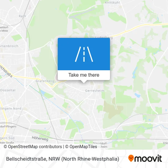 Карта Bellscheidtstraße