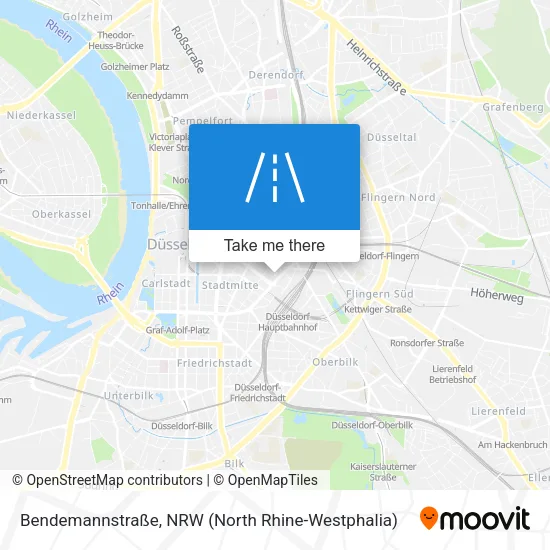 Карта Bendemannstraße