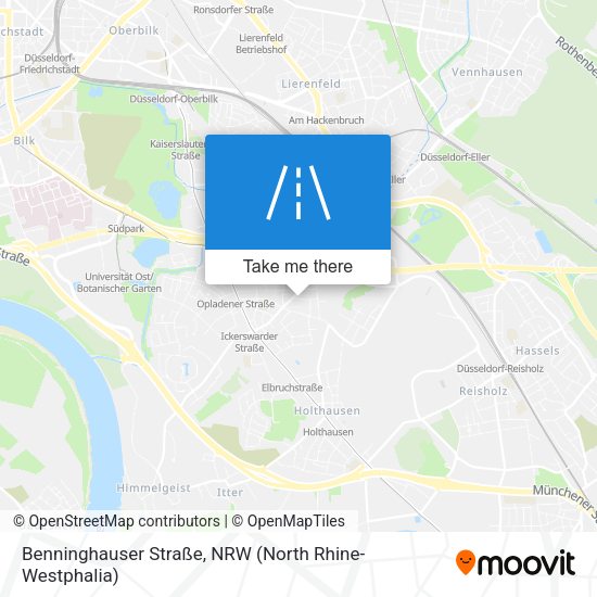 Benninghauser Straße map