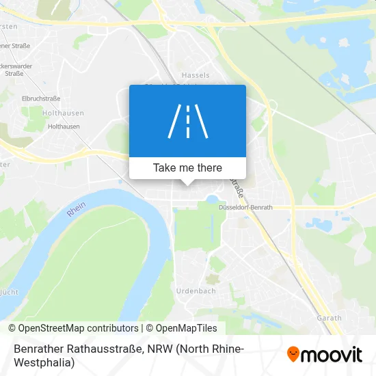 Benrather Rathausstraße map