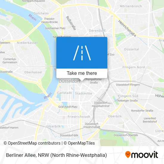 Карта Berliner Allee