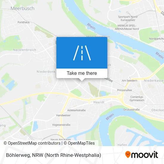 Böhlerweg map