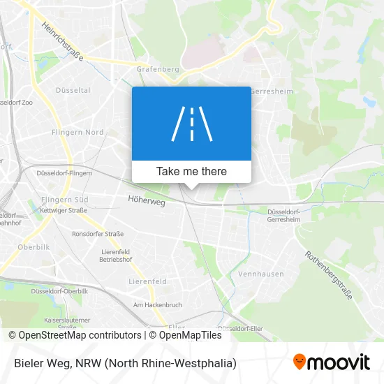 Bieler Weg map
