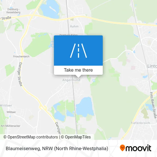 Blaumeisenweg map