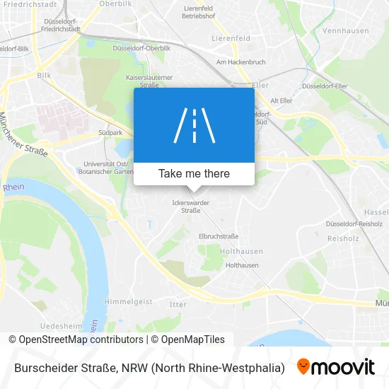 Карта Burscheider Straße