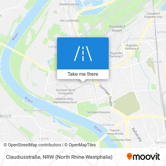 Карта Claudiusstraße