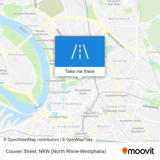 Couvenstraße map