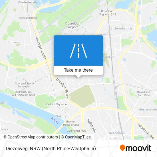 Diezelweg map
