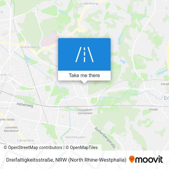 Dreifaltigkeitsstraße map