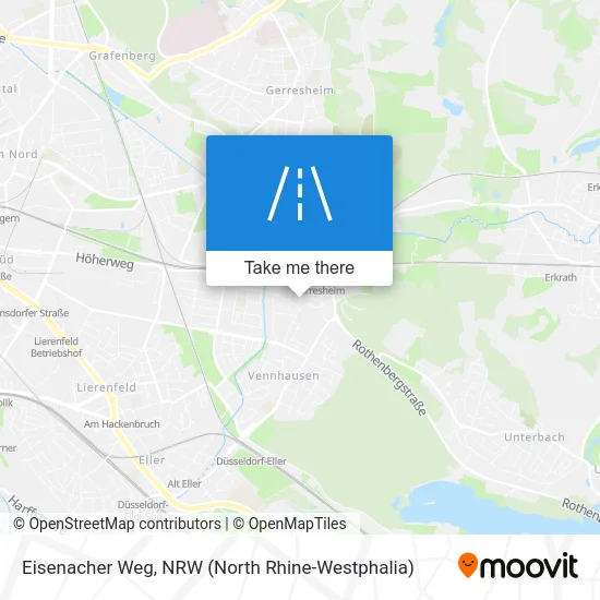 Карта Eisenacher Weg