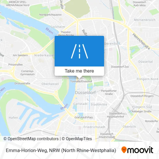 Emma-Horion-Weg map
