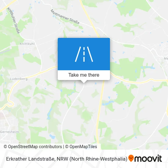 Erkrather Landstraße map