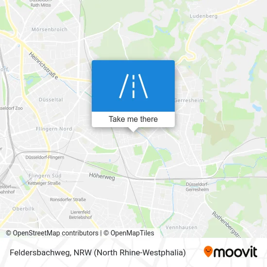 Feldersbachweg map