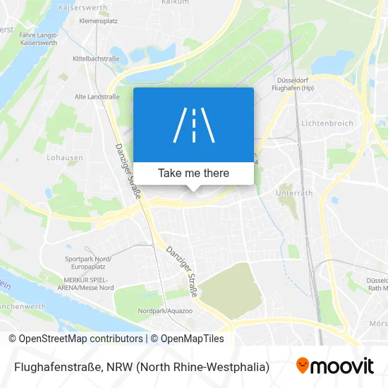 Flughafenstraße map