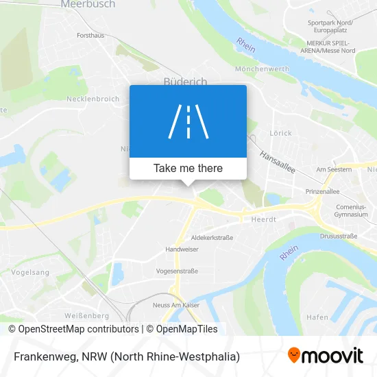 Frankenweg map