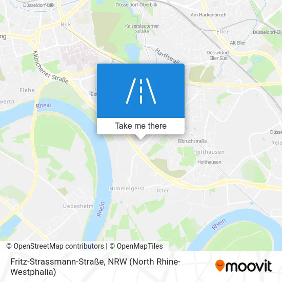 Fritz-Strassmann-Straße map
