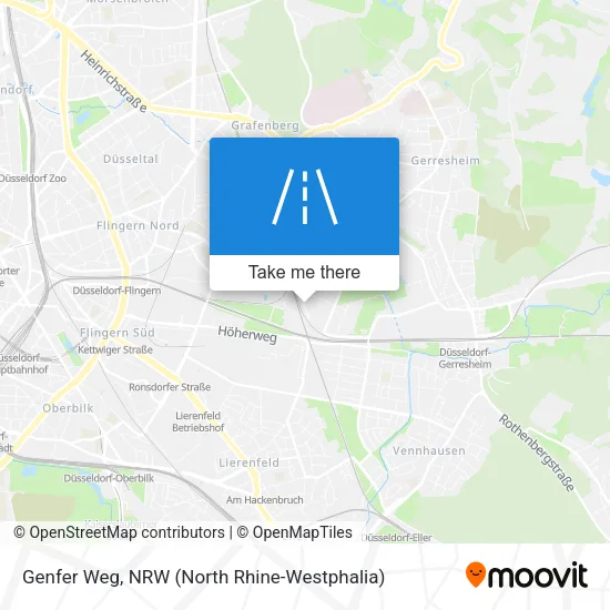 Карта Genfer Weg