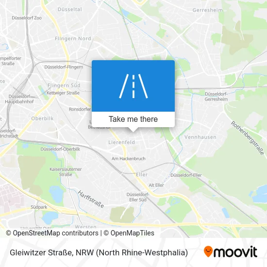 Карта Gleiwitzer Straße