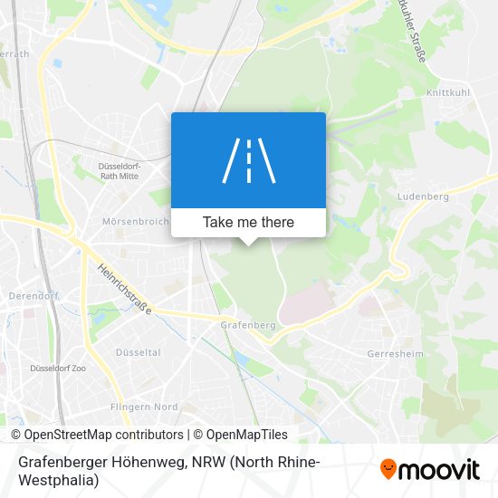 Grafenberger Höhenweg map
