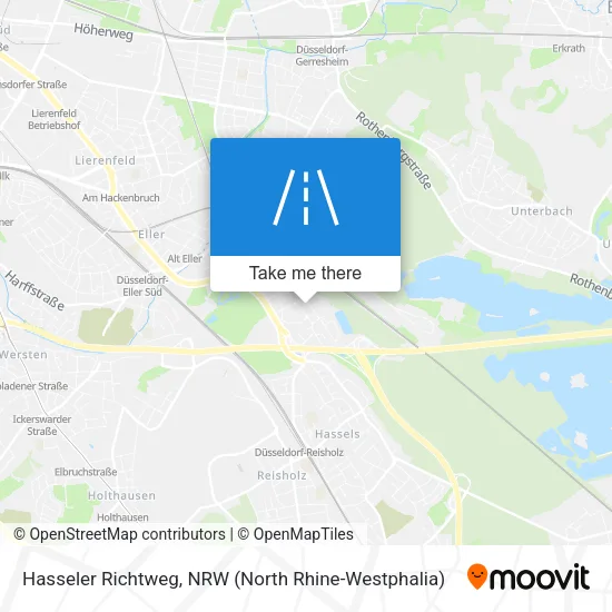 Карта Hasseler Richtweg