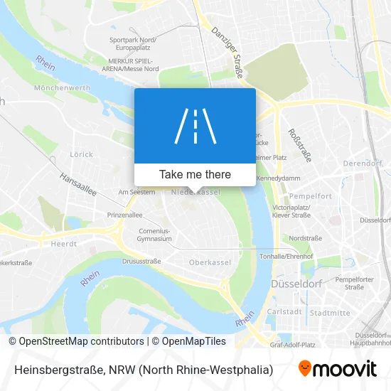 Карта Heinsbergstraße