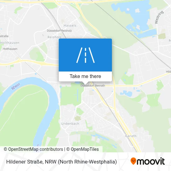 Hildener Straße map