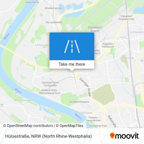 Hülsestraße map