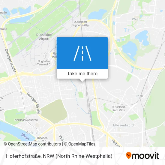 Карта Hoferhofstraße