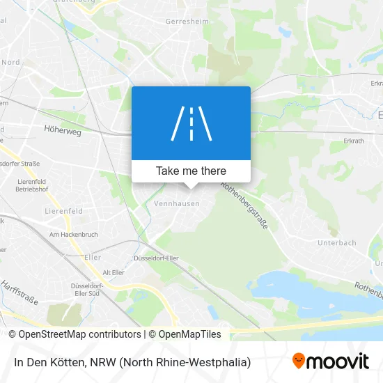 In Den Kötten map
