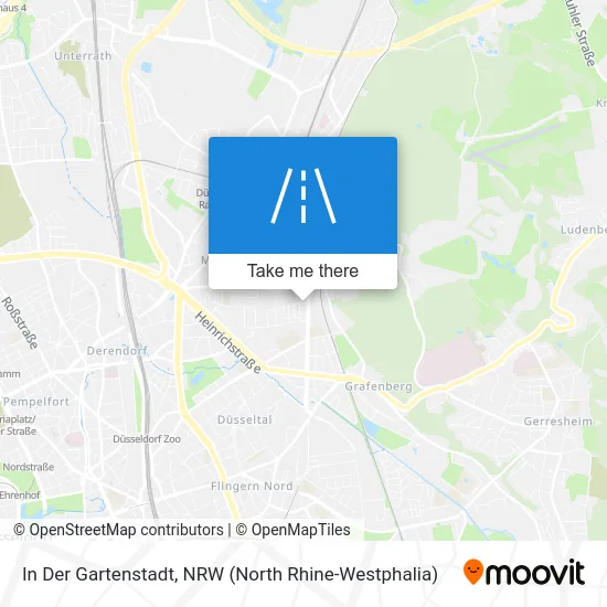 In Der Gartenstadt map