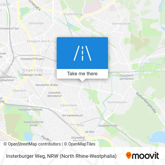 Insterburger Weg map