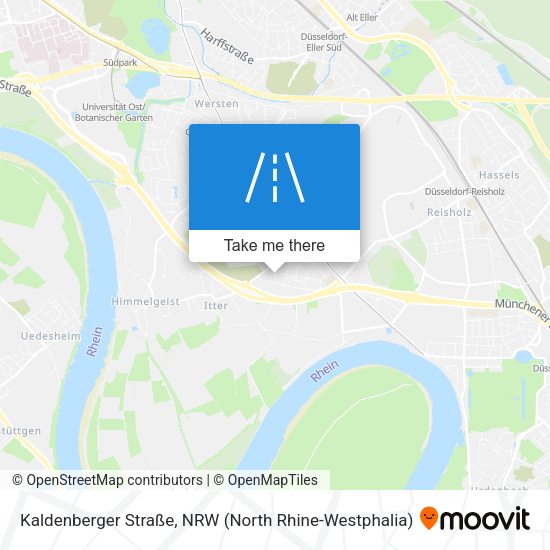 Kaldenberger Straße map