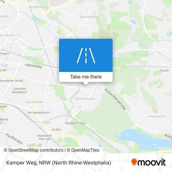 Карта Kamper Weg