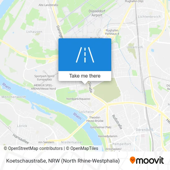 Карта Koetschaustraße