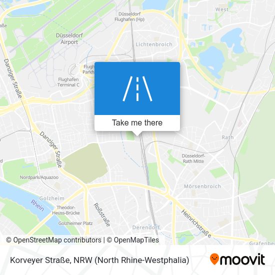 Korveyer Straße map