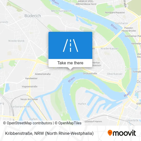 Kribbenstraße map