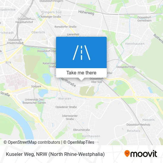 Карта Kuseler Weg