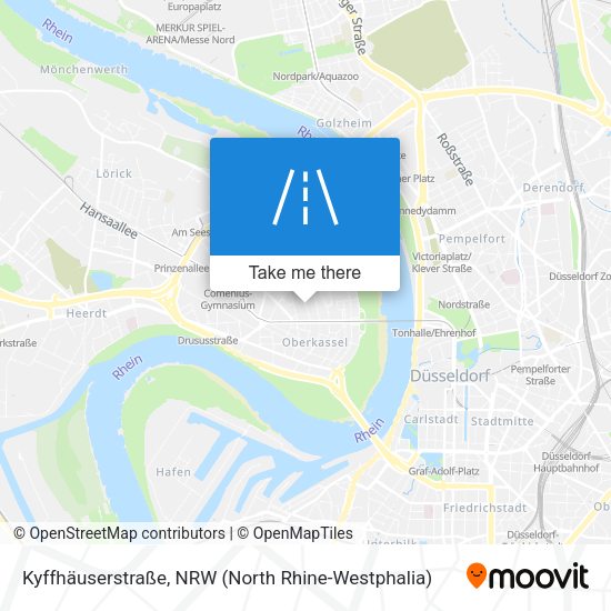 Kyffhäuserstraße map