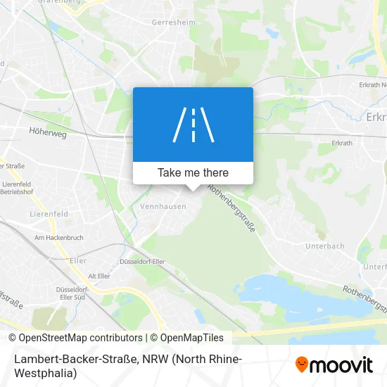 Карта Lambert-Backer-Straße