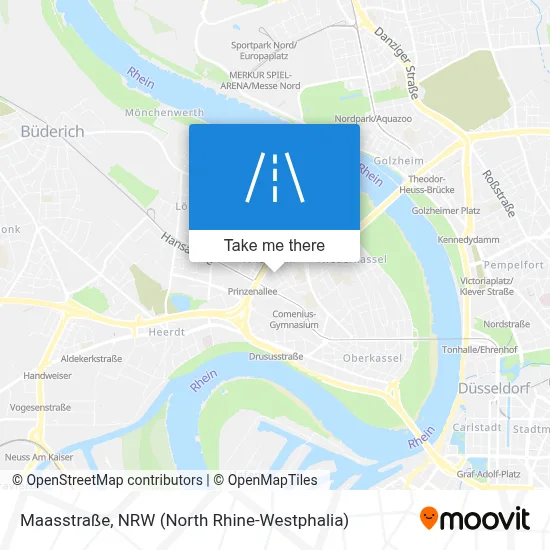 Maasstraße map