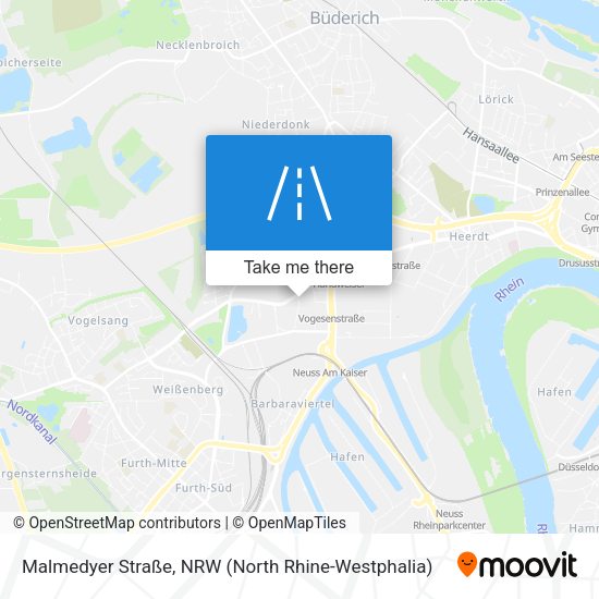 Malmedyer Straße map