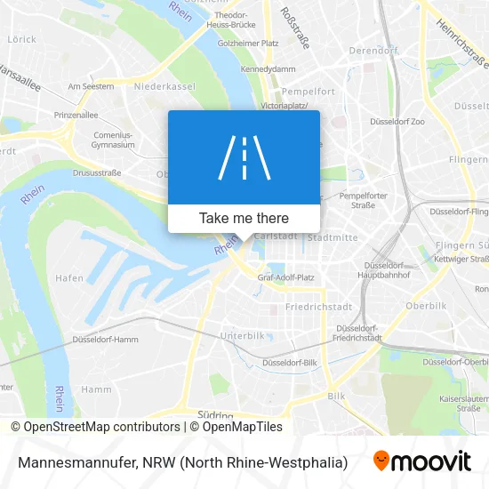Карта Mannesmannufer