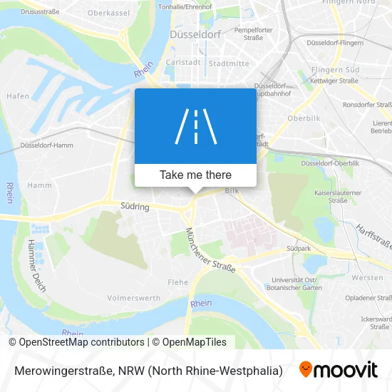 Merowingerstraße map
