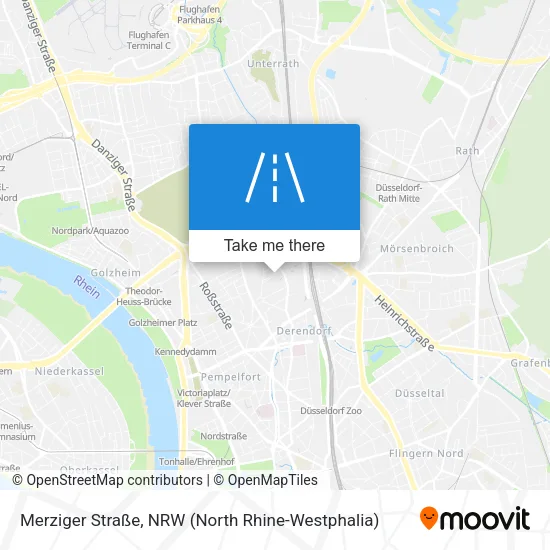 Карта Merziger Straße